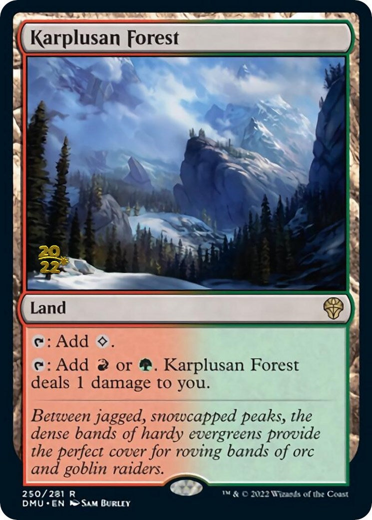 Karplusan Forest [Dominaria United Prerelease Promos] | GnG Games