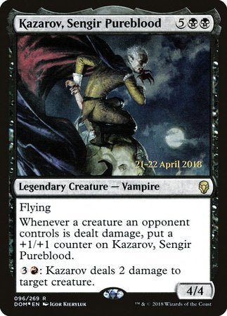 Kazarov, Sengir Pureblood [Dominaria Promos] | GnG Games