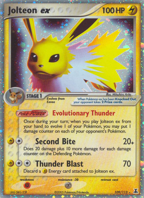 Jolteon ex (109/113) [EX: Delta Species] | GnG Games