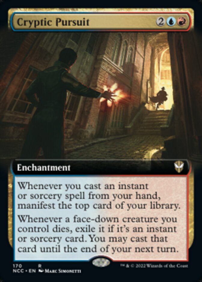 Cryptic Pursuit (Extended Art) [Streets of New Capenna Commander] | GnG Games