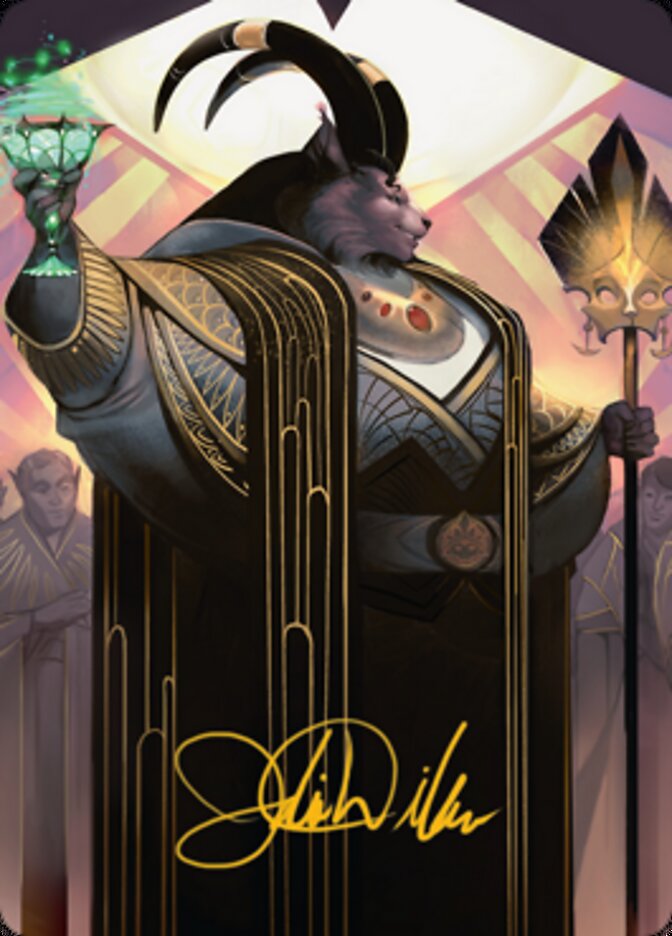 Jetmir, Nexus of Revels 2 Art Card (Gold-Stamped Signature) [Streets of New Capenna Art Series] | GnG Games