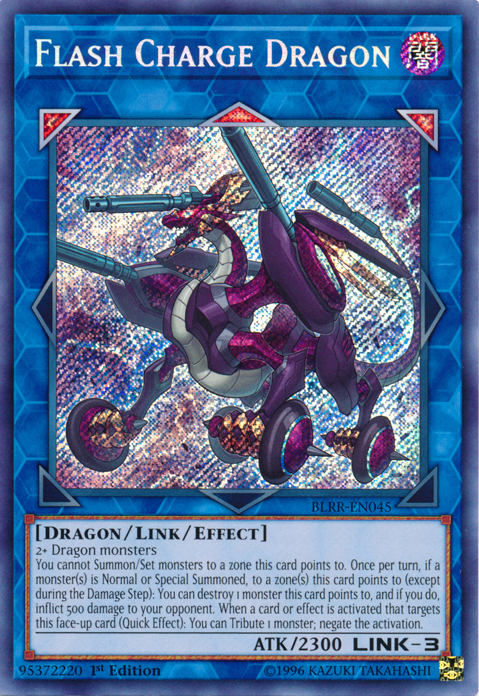 Flash Charge Dragon [BLRR-EN045] Secret Rare | GnG Games