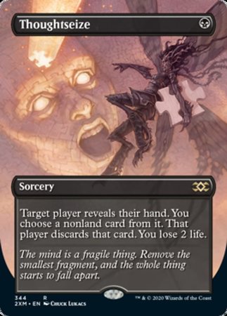 Thoughtseize (Borderless) [Double Masters] | GnG Games