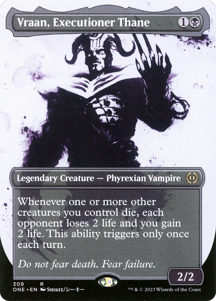 Vraan, Executioner Thane (Borderless Ichor) [Phyrexia: All Will Be One] | GnG Games