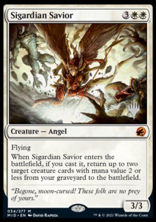 Sigardian Savior (Promo Pack) [Innistrad: Midnight Hunt Promos] | GnG Games