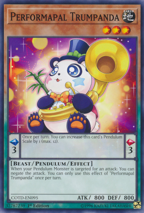 Performapal Trumpanda [COTD-EN095] Common | GnG Games