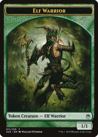 Elf Warrior Token (011) [Masters 25 Tokens] | GnG Games