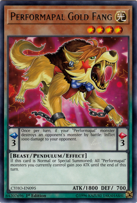 Performapal Gold Fang [CYHO-EN095] Rare | GnG Games