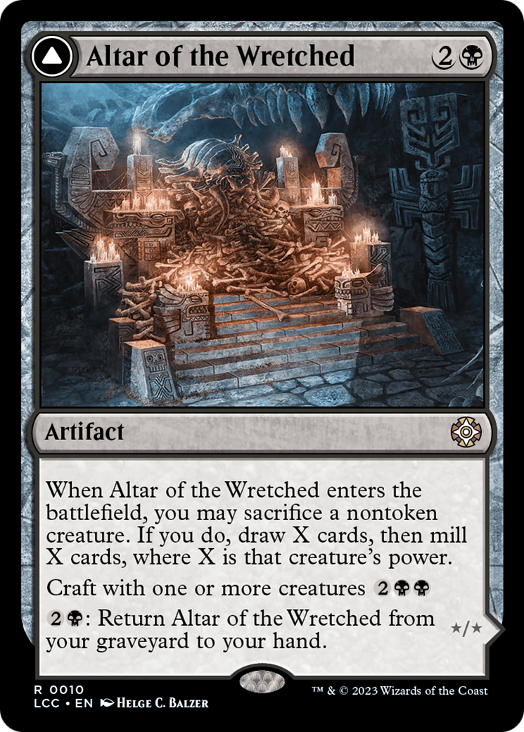 Altar of the Wretched // Wretched Bonemass [The Lost Caverns of Ixalan Commander] | GnG Games