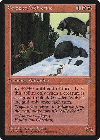 Grizzled Wolverine [Ice Age] | GnG Games