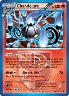 Chandelure (16/116) (Theme Deck Exclusive) [Black & White: Plasma Freeze] | GnG Games