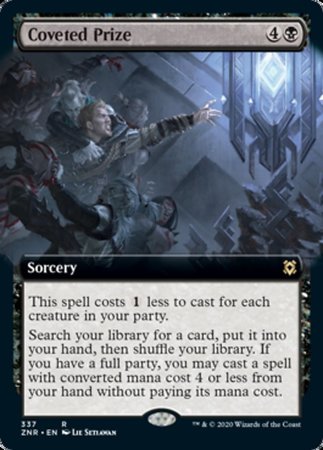 Coveted Prize (Extended Art) [Zendikar Rising] | GnG Games