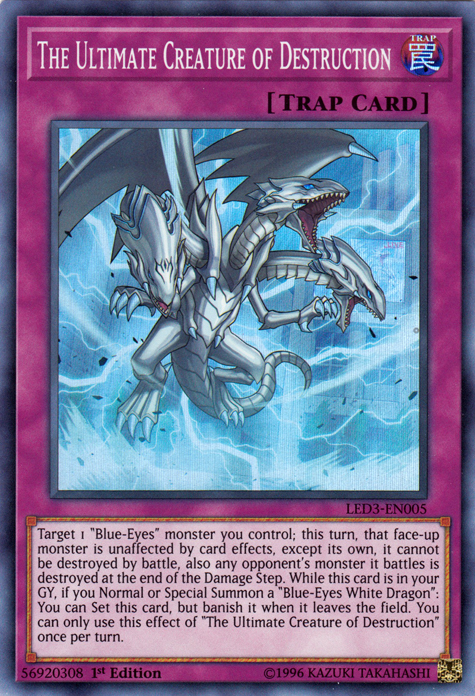 The Ultimate Creature of Destruction [LED3-EN005] Super Rare | GnG Games