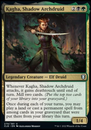 Kagha, Shadow Archdruid [Commander Legends: Battle for Baldur's Gate] | GnG Games