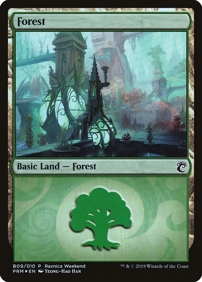 Forest (B09) [Ravnica Allegiance Guild Kit] | GnG Games