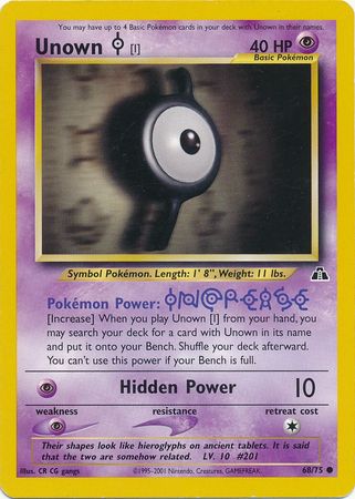 Unown [I] (68/75) [Neo Discovery Unlimited] | GnG Games