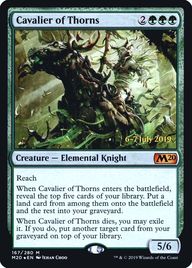 Cavalier of Thorns  [Core Set 2020 Prerelease Promos] | GnG Games