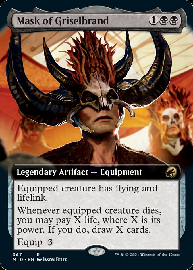 Mask of Griselbrand (Extended) [Innistrad: Midnight Hunt] | GnG Games
