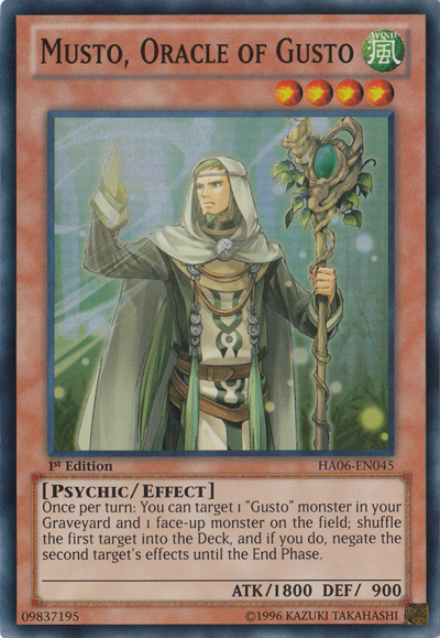 Musto, Oracle of Gusto [HA06-EN045] Super Rare | GnG Games