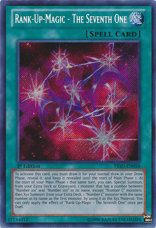 Rank-Up-Magic - The Seventh One [PRIO-EN058] Secret Rare | GnG Games