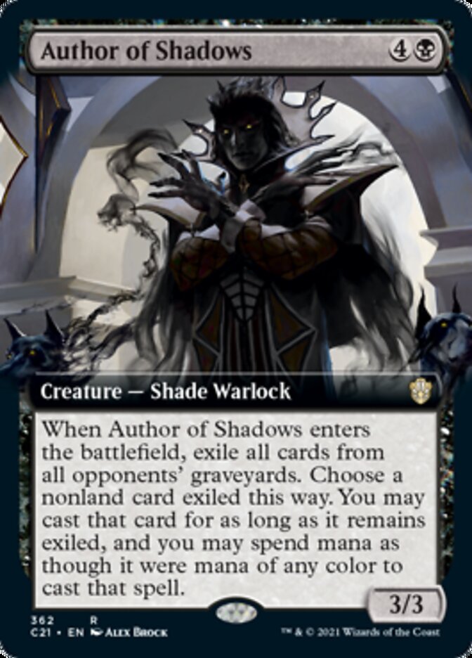 Author of Shadows (Extended) [Commander 2021] | GnG Games
