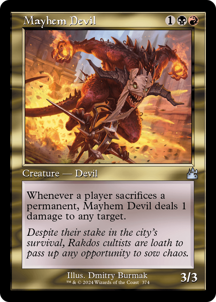 Mayhem Devil (Retro Frame) [Ravnica Remastered] | GnG Games