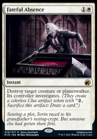 Fateful Absence (Promo Pack) [Innistrad: Midnight Hunt Promos] | GnG Games