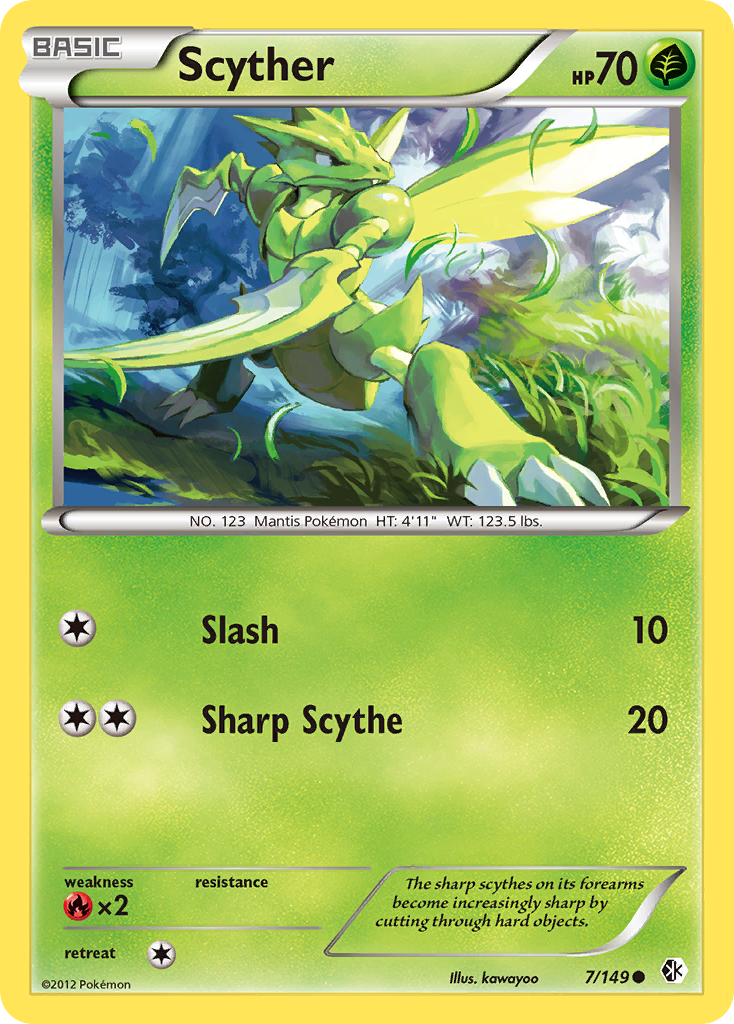 Scyther (7/149) [Black & White: Boundaries Crossed] | GnG Games