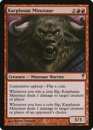 Karplusan Minotaur [Coldsnap] | GnG Games