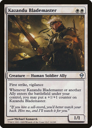 Kazandu Blademaster [Zendikar] | GnG Games