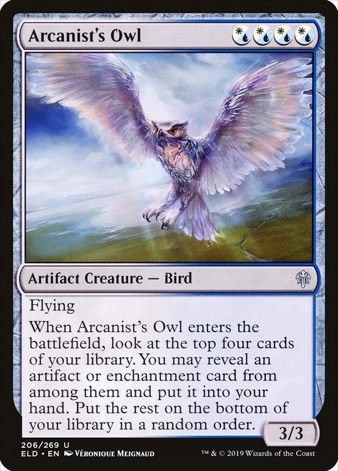 Arcanist's Owl [Throne of Eldraine] | GnG Games