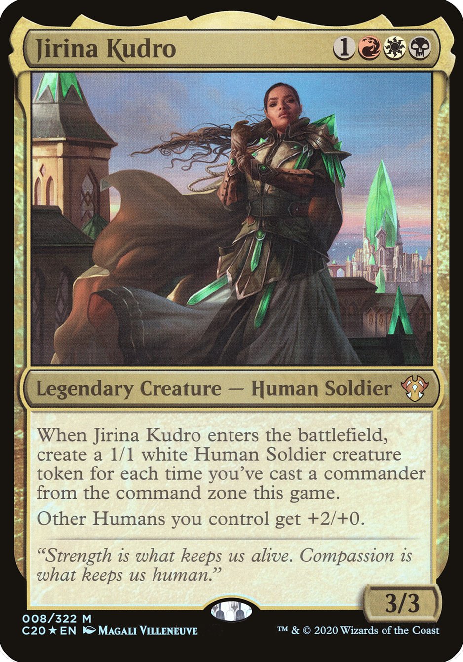 Jirina Kudro (Commander 2020) [Oversize Cards] | GnG Games