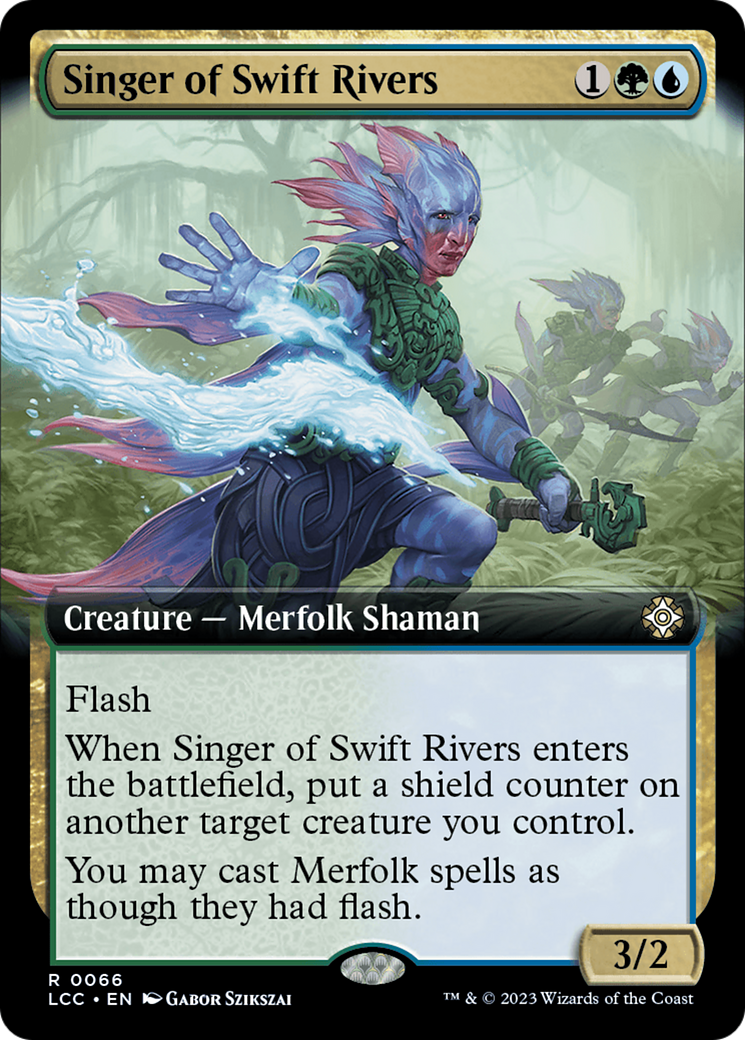 Singer of Swift Rivers (Extended Art) [The Lost Caverns of Ixalan Commander] | GnG Games