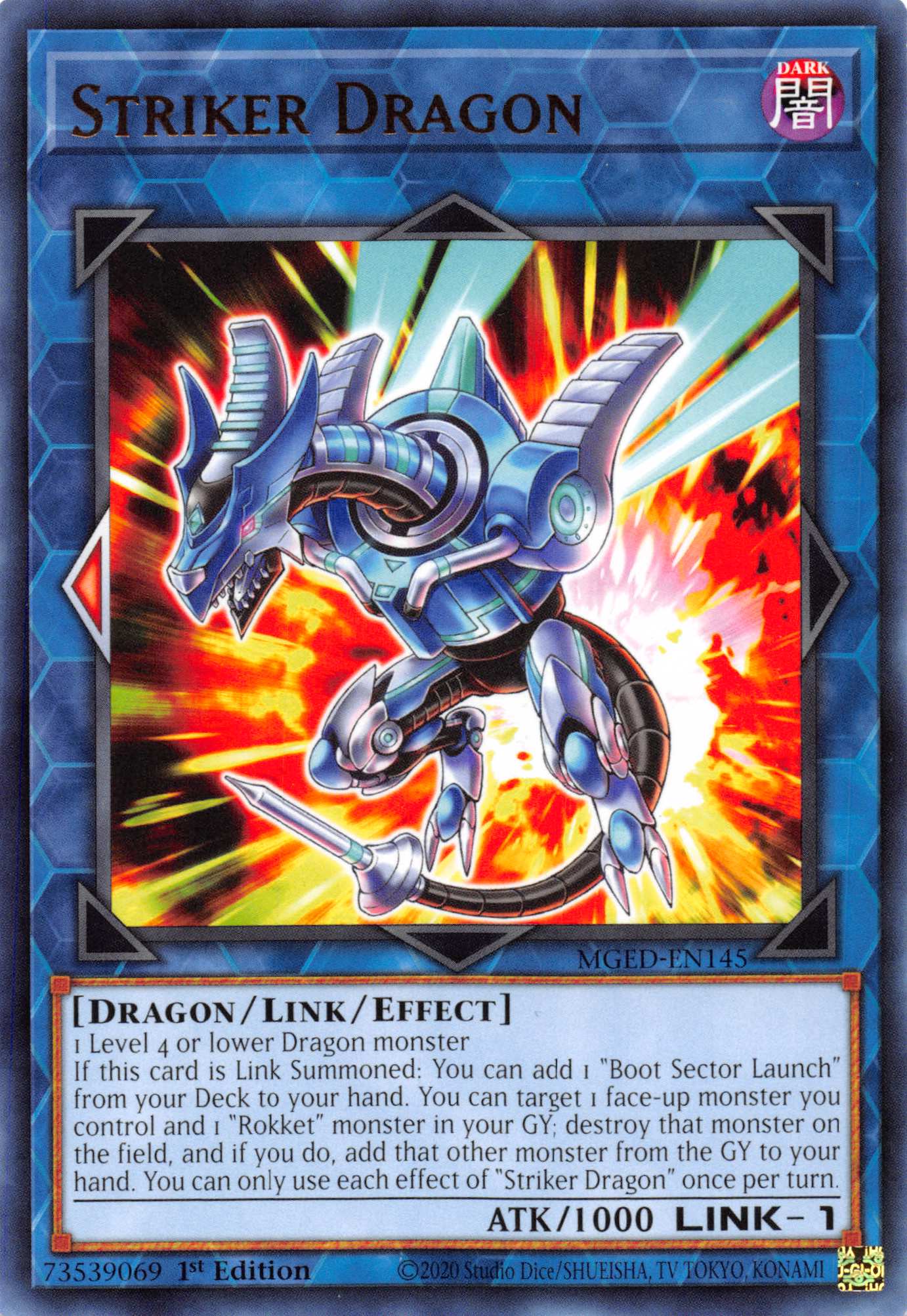 Striker Dragon [MGED-EN145] Rare | GnG Games