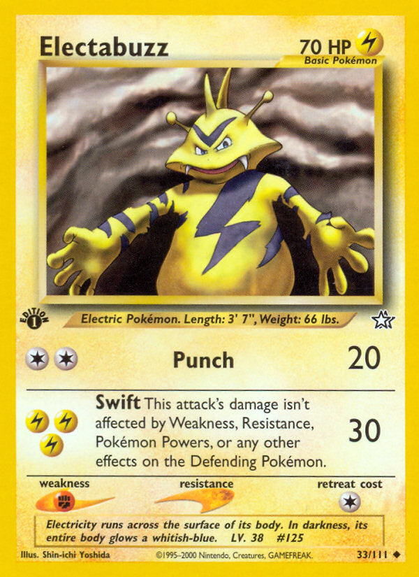 Electabuzz (33/111) [Neo Genesis 1st Edition] | GnG Games