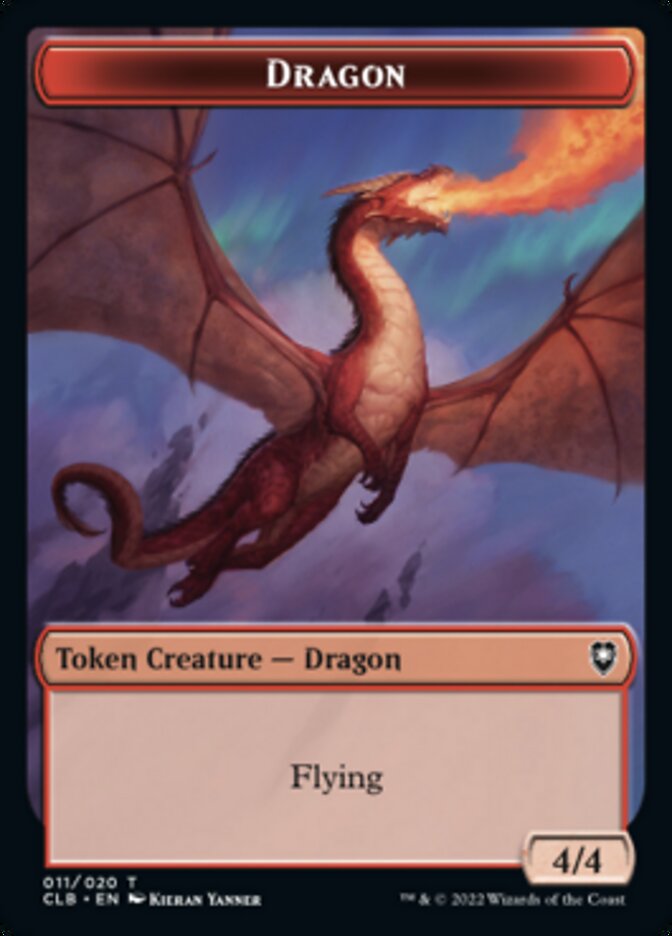 Dragon Token [Commander Legends: Battle for Baldur's Gate Tokens] | GnG Games