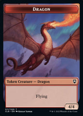 Treasure // Dragon Double-sided Token [Commander Legends: Battle for Baldur's Gate Tokens] | GnG Games