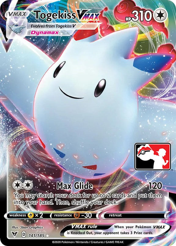 Togekiss VMAX (141/185) [Prize Pack Series One] | GnG Games