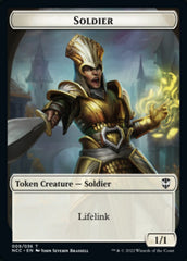 Soldier (09) // Cat Beast Double-sided Token [Streets of New Capenna Commander Tokens] | GnG Games