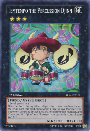 Temtempo the Percussion Djinn [SP14-EN029] Starfoil Rare | GnG Games