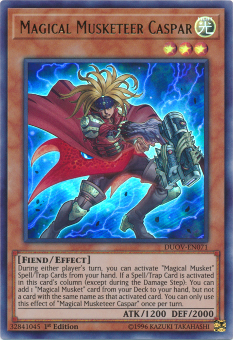 Magical Musketeer Caspar [DUOV-EN071] Ultra Rare | GnG Games