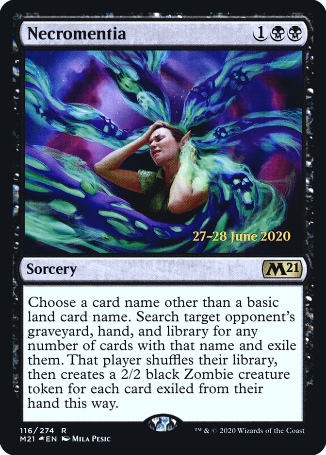 Necromentia  [Core Set 2021 Prerelease Promos] | GnG Games