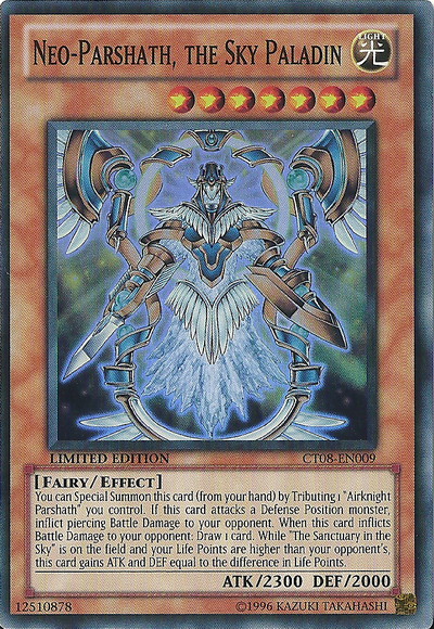 Neo-Parshath, The Sky Paladin [CT08-EN009] Super Rare | GnG Games