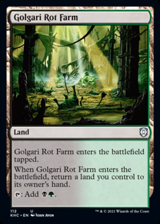 Golgari Rot Farm [Kaldheim Commander] | GnG Games