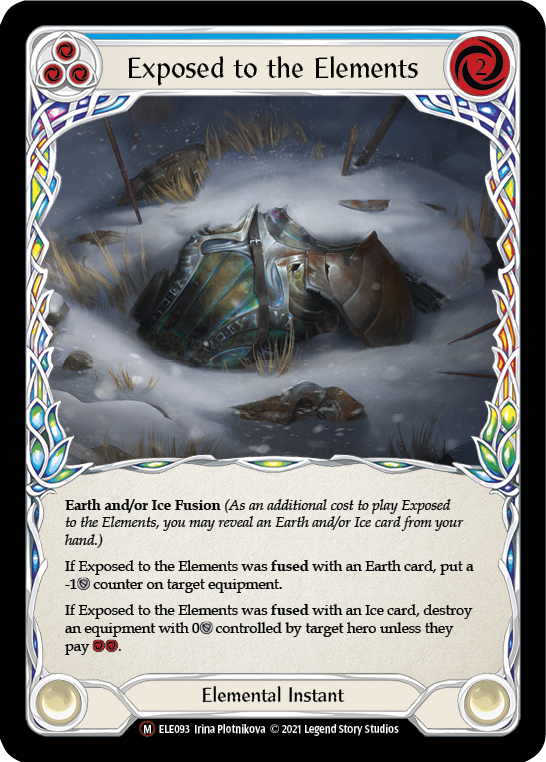 Exposed to the Elements [U-ELE093] Unlimited Rainbow Foil | GnG Games