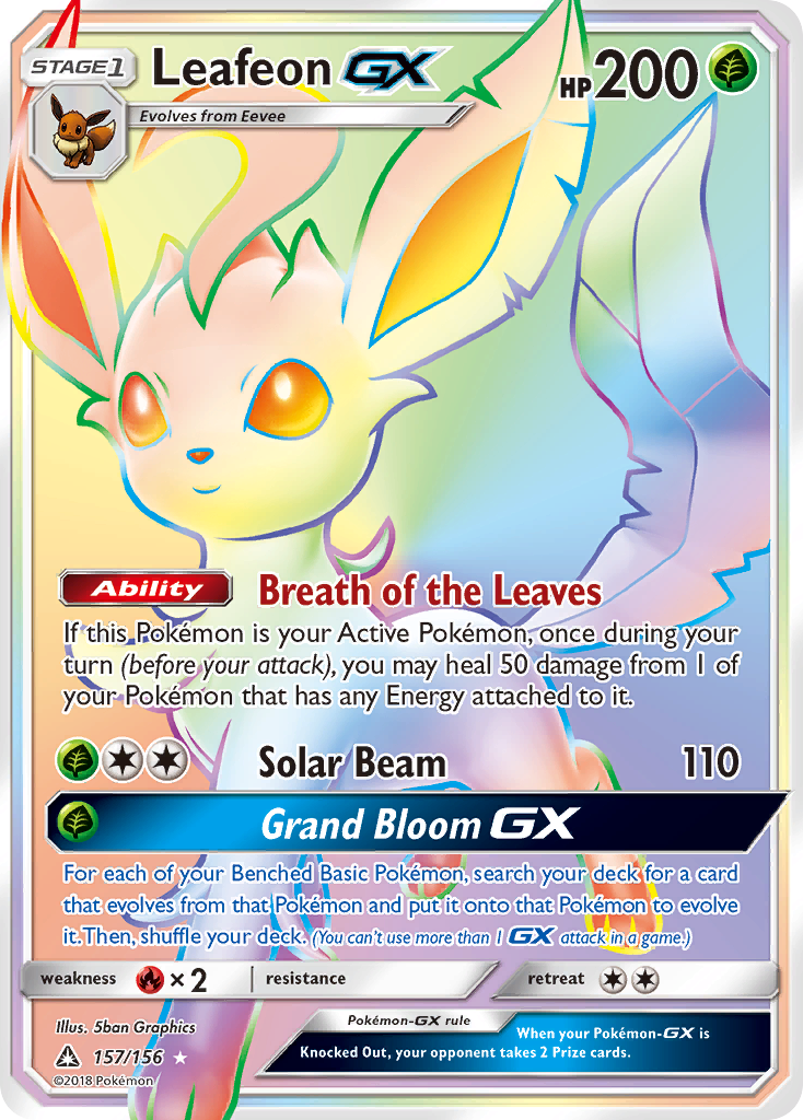 Leafeon GX (157/156) [Sun & Moon: Ultra Prism] | GnG Games