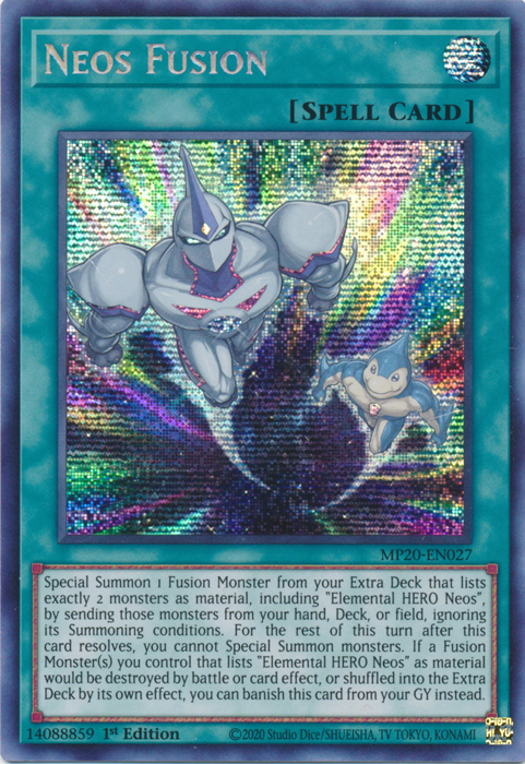 Neos Fusion [MP20-EN027] Prismatic Secret Rare | GnG Games