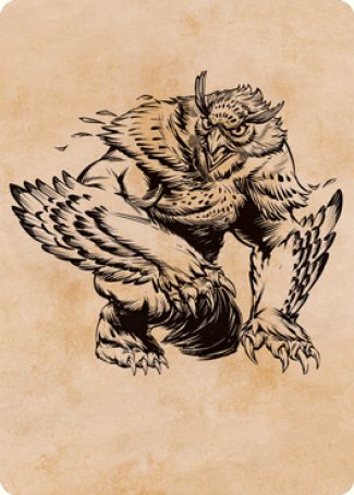 Owlbear (Showcase) Art Card [Dungeons & Dragons: Adventures in the Forgotten Realms Art Series] | GnG Games