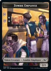 Zombie Employee // Treasure (013) Double-sided Token [Unfinity Tokens] | GnG Games