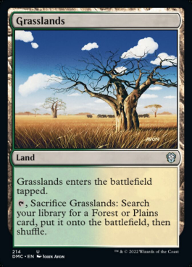 Grasslands [Dominaria United Commander] | GnG Games